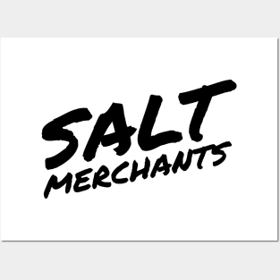 Salt Merchants Marker Logo - Black Posters and Art